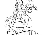 Coloriage Petit amie de Miles Morales