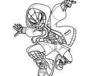 Coloriage Petit Miles Morales en mission