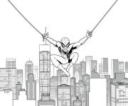 Coloriage ps5 Miles Morales