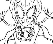 Coloriage Superh&eacute;ros Miles Morales