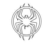 Coloriage Symbole Miles Morales