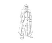 Coloriage et dessins gratuit Figurine Moon Knight à imprimer