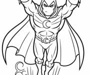 Coloriage Imagier de Moon Knight