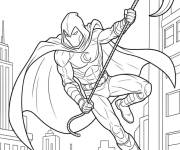 Coloriage Le trop fort Moon Knight