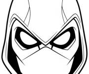 Coloriage Masque de Moon Knight &agrave; d&eacute;couper