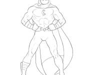 Coloriage Moon Knight au crayon