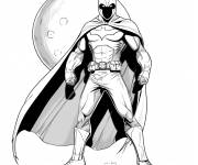 Coloriage Moon Knight de comics
