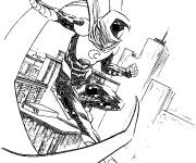 Coloriage Moon Knight de Marvel