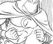 Coloriage Moon Knight en col&egrave;re 