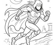 Coloriage Moon Knight en courant