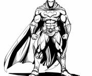 Coloriage Moon Knight en uniforme de superh&eacute;ros