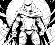 Coloriage Moon Knight magestique