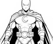 Coloriage Photo de Moon Knight