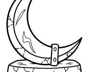 Coloriage Symbol de Moon Knight
