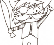 Coloriage Pirate &agrave; colorier