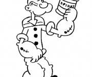Coloriage Popeye Le Marin