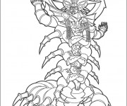 Coloriage Le Monstre de Power Rangers