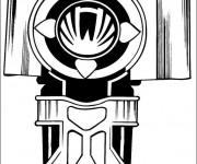 Coloriage Le Symbole de Power Rangers