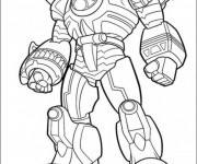 Coloriage Power Rangers jungle fury