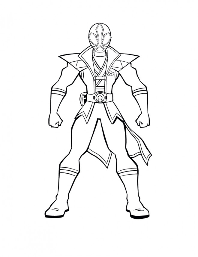 Coloriage Power Rangers Légendaire Dessin Gratuit à Imprimer