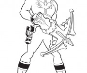 Coloriage Power Rangers masqu&eacute;