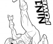 Coloriage Power Rangers Ninja Power