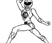 Coloriage Power Rangers Personnage