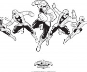 Coloriage Power Rangers pour Enfants
