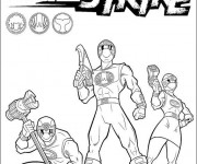 Coloriage Power Rangers Storm Strike