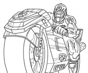 Coloriage Power Rangers Super Charge