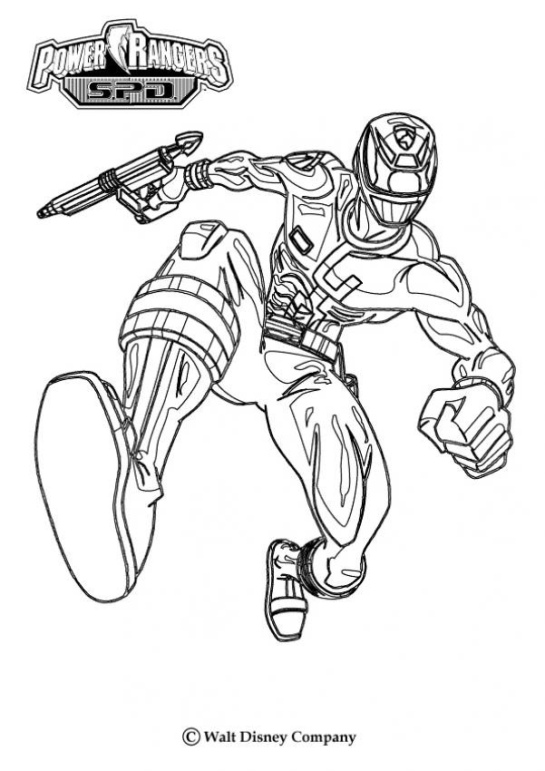 Coloriage Power Rangers Super Megaforce dessin gratuit à power rangers super megaforce