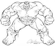 Coloriage Mignon Red Hulk style dessin anime