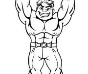 Coloriage Red Hulk heureux