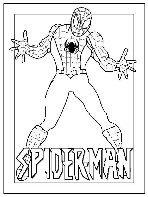 Coloriage spiderman 3 - Dessin gratuit à imprimer