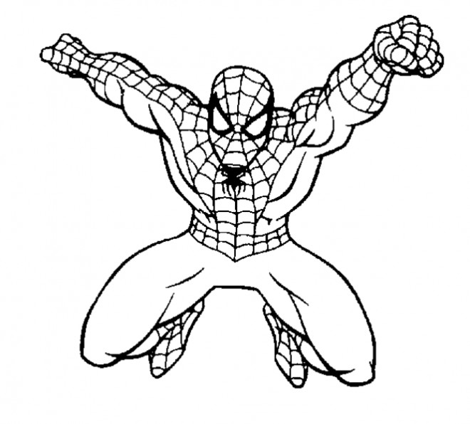 Coloriage Spiderman 5 dessin gratuit à imprimer spiderman 5 9051
