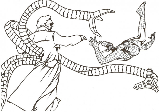 Coloriage En Ligne Spiderman