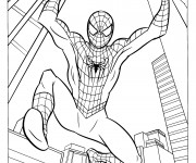 Coloriage Spiderman gratuit à imprimer