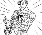 Coloriage et dessins gratuit Spiderman Miles Morales à imprimer