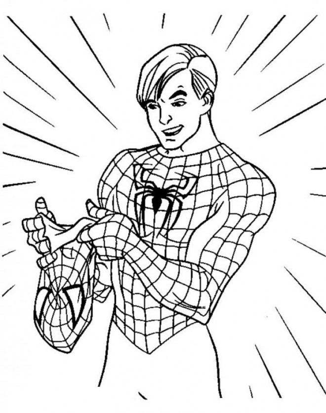 Coloriage et dessins gratuits Spiderman Miles Morales à imprimer
