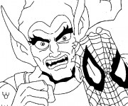 Coloriage Spiderman Personnage méchant