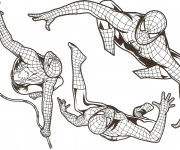 Coloriage Spiderman stylisé