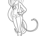 Coloriage Super-h&eacute;ro&iuml;ne Cheetah