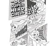 Coloriage Super-h&eacute;ro&iuml;ne DC