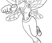 Coloriage Super H&eacute;ro&iuml;ne High