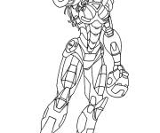Coloriage Super h&eacute;ro&iuml;ne Pepper Potts