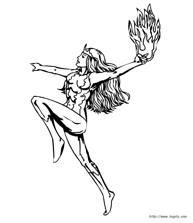 Coloriage et dessins gratuits Femme Héro à imprimer