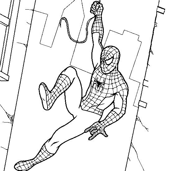 Coloriage et dessins gratuits Spiderman Le Héro protecteur à imprimer