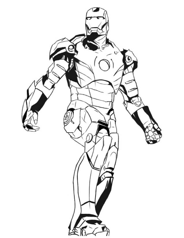 Coloriage et dessins gratuits Super Héro Avengers à imprimer