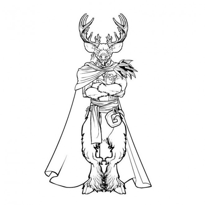 Coloriage et dessins gratuits Super Héro imaginaire à imprimer