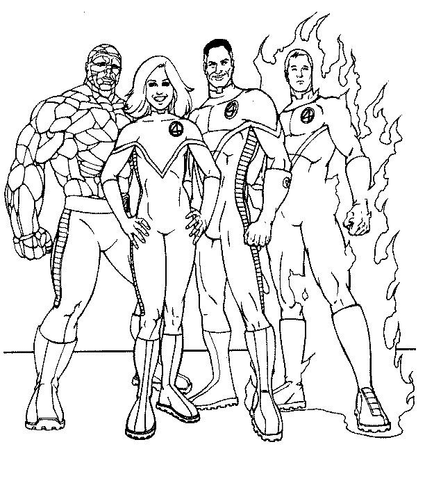 Coloriage et dessins gratuits Super Héros Film à imprimer